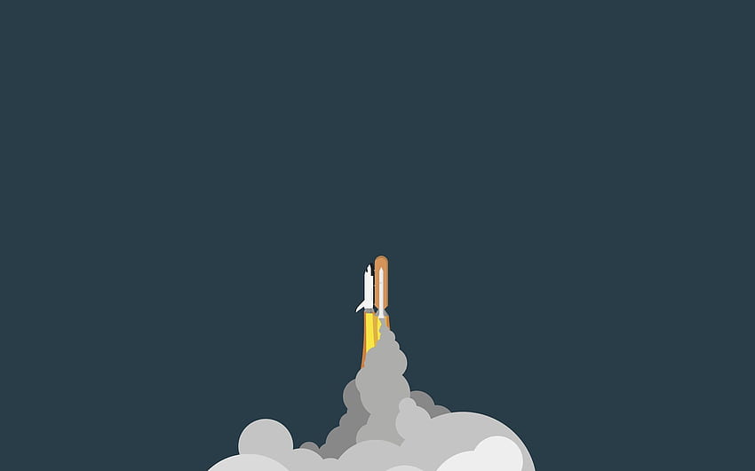 spaceship, Simple, Space Shuttle / and Mobile Background, Simple Planet HD wallpaper