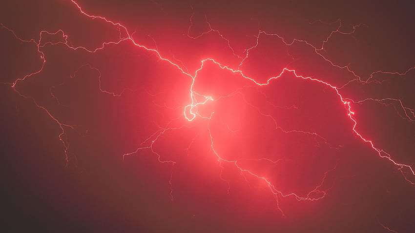 Lightning Storm Red Sky Resolution , , Background, and, Electrical Storm HD wallpaper