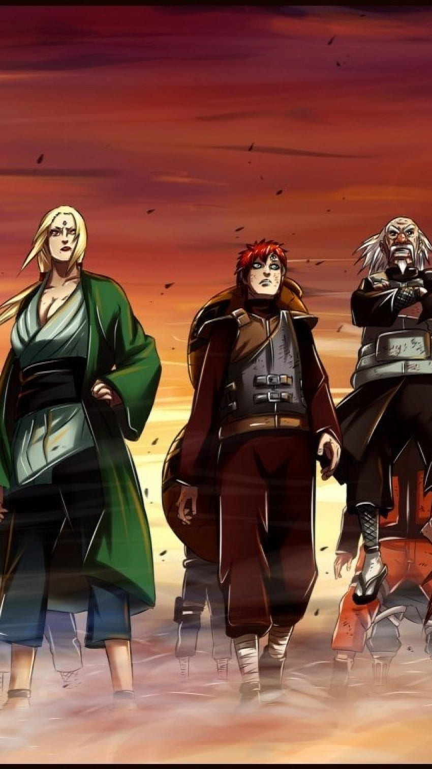 tsunade, Naruto , Shippuden, Gaara, Kazekage, Raikage, Mizukage, Hokage,  Tsuchikage, Mei, Terumi Wallpapers HD / Desktop and Mobile Backgrounds