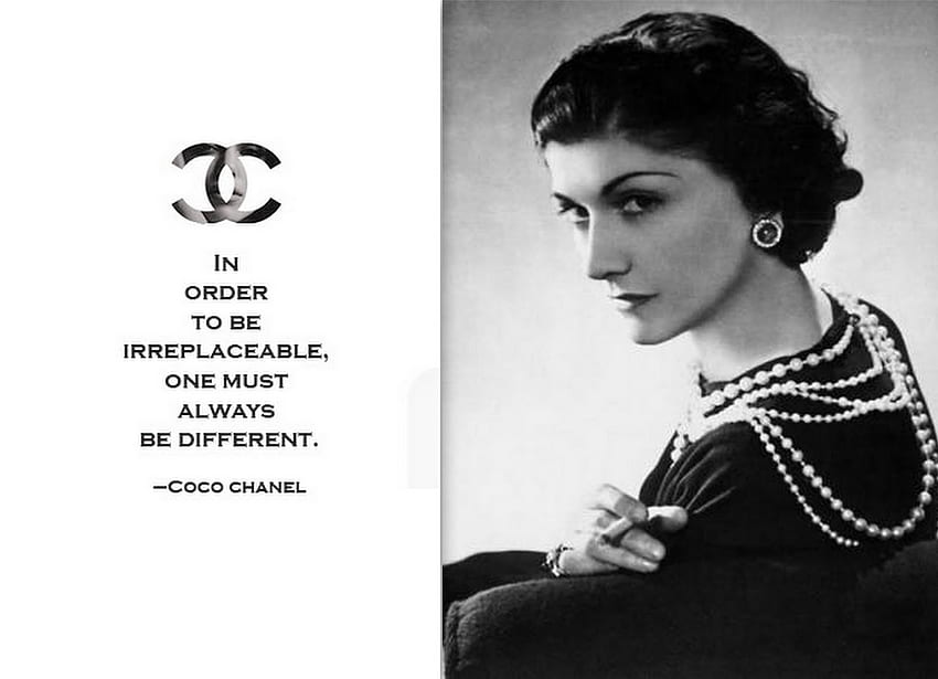 Coco Chanel. Chanel, Coco Chanel-Zitate HD-Hintergrundbild