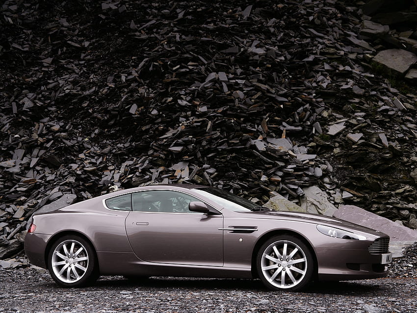 Auto, Aston Martin, Autos, Grau, Seitenansicht, Stil, 2004, Db9 HD-Hintergrundbild