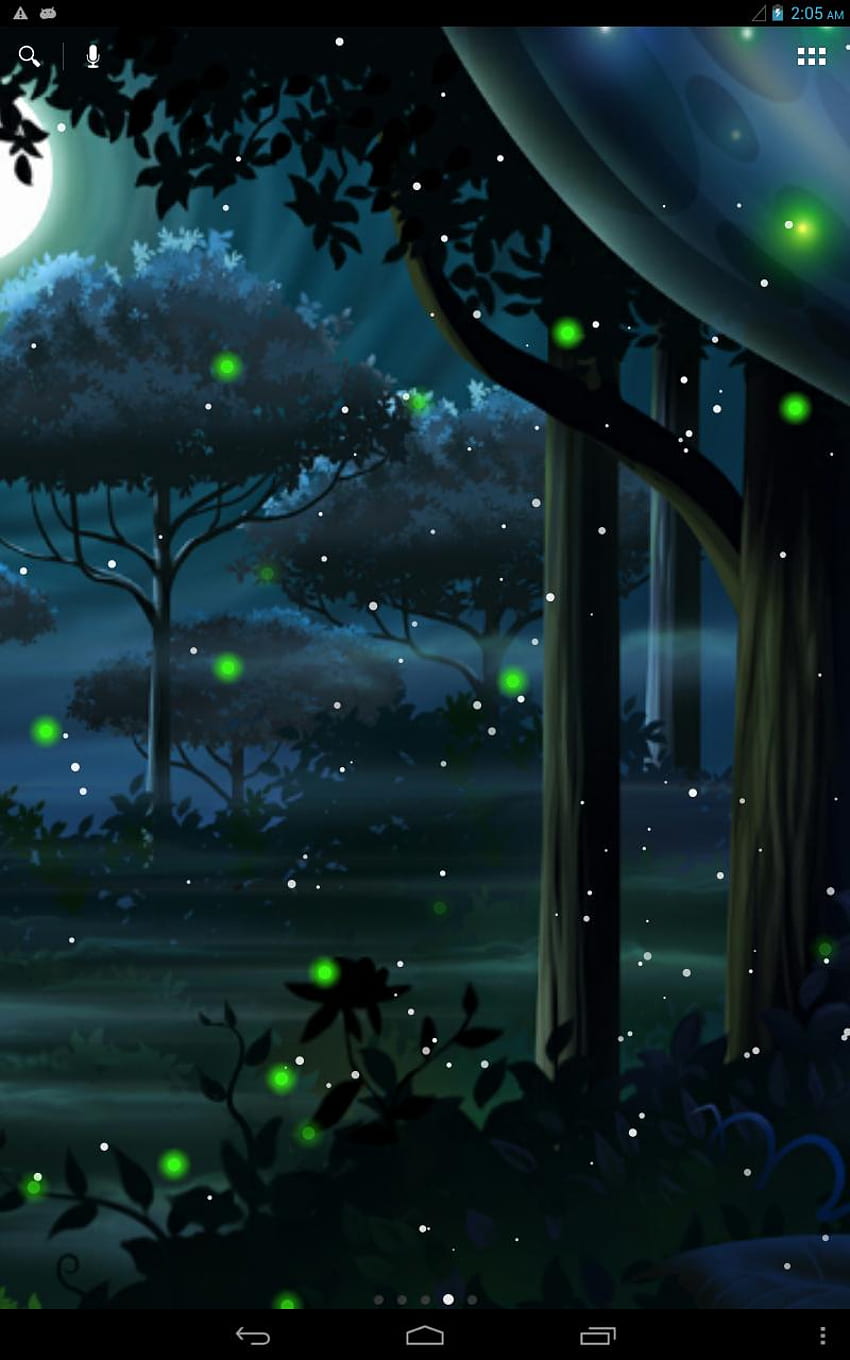 Firefly Forest Live untuk Android wallpaper ponsel HD