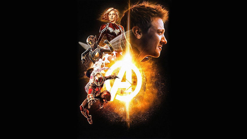 Avengers Endgame. Keajaiban, Pembalas, Kapten keajaiban, Carol Danvers Wallpaper HD