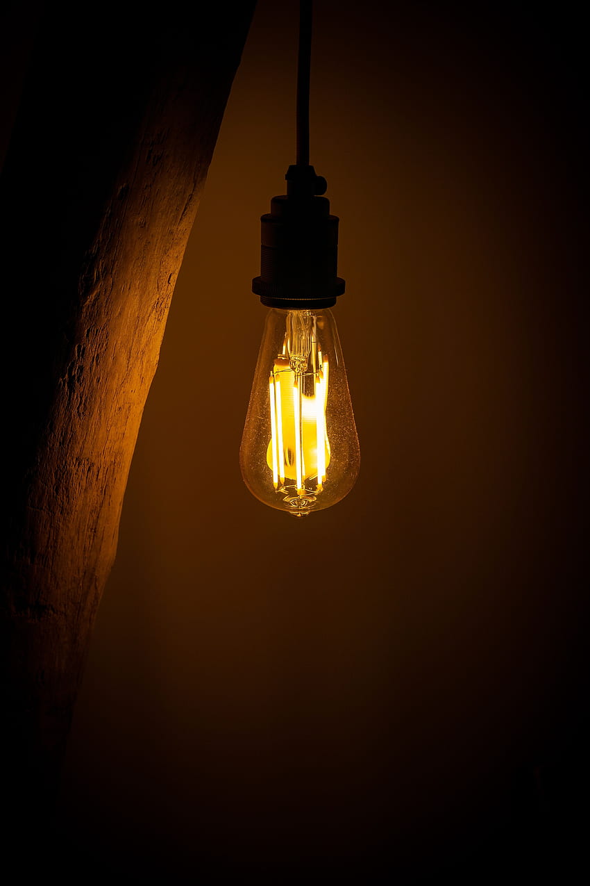 Dark, Lamp, Illumination, Lighting, Light Bulb, Electricity HD phone wallpaper