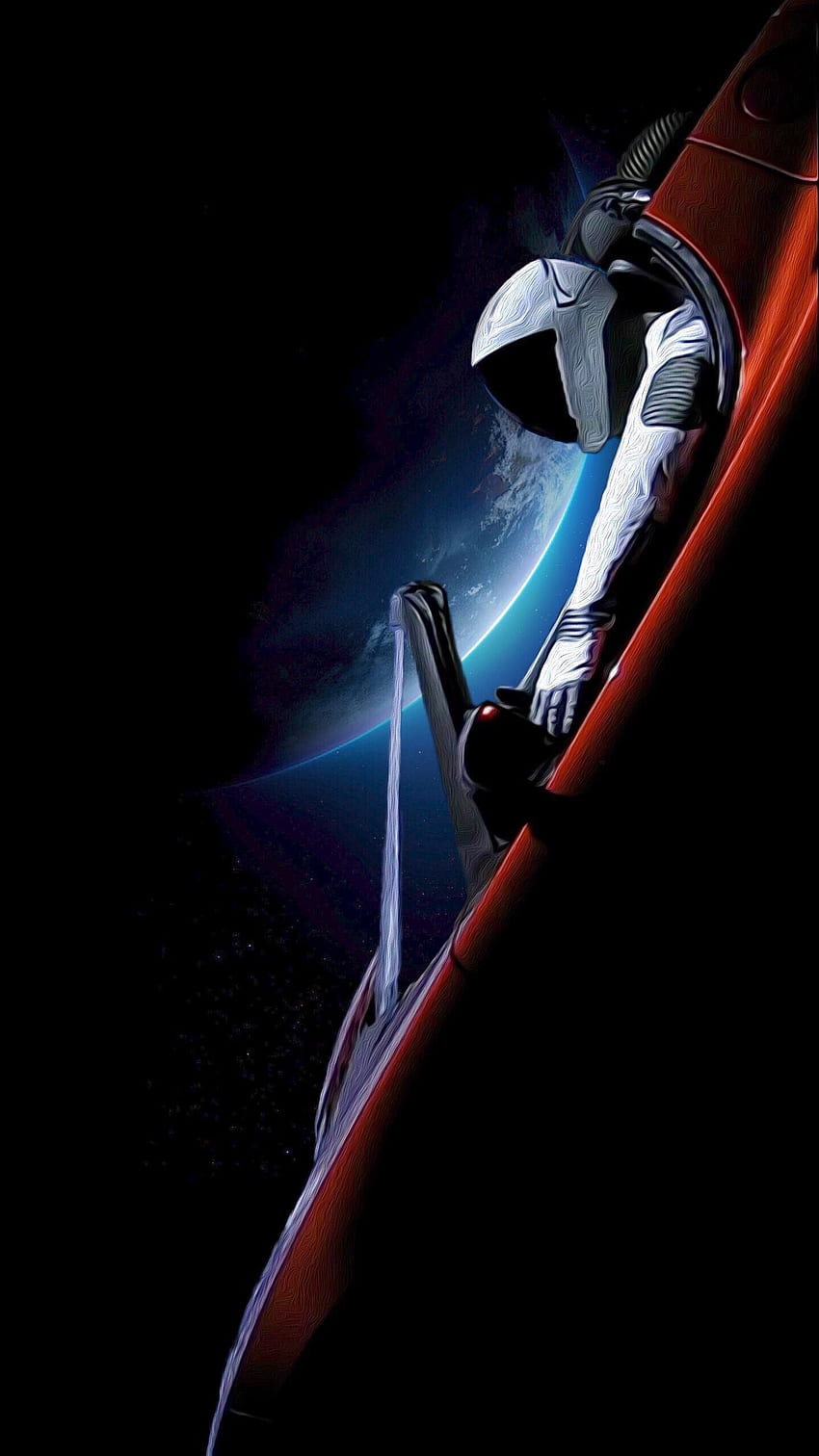 Der SpaceX Starman, den ich vor ein paar Tagen gepostet habe, war gut, Spacex Logo HD-Handy-Hintergrundbild
