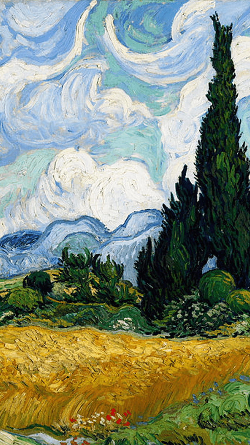 Hãy xem những bức tranh Van Gogh nổi tiếng trở nên sống động hơn bao giờ hết với hình nền HD Iphone. Màn hình của bạn sẽ thật đặc biệt với những bức tranh như \