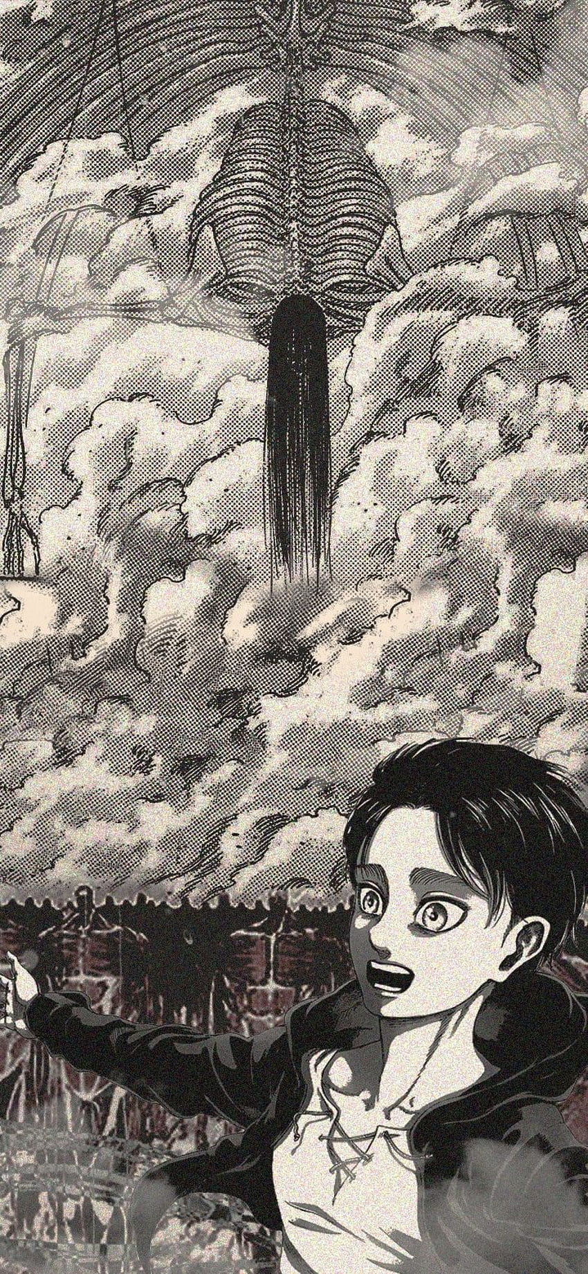 dom. Eren Yeager telefono manga. Anime, Attack on titan art, Attack on titan fanart, The Rumbling Sfondo del telefono HD