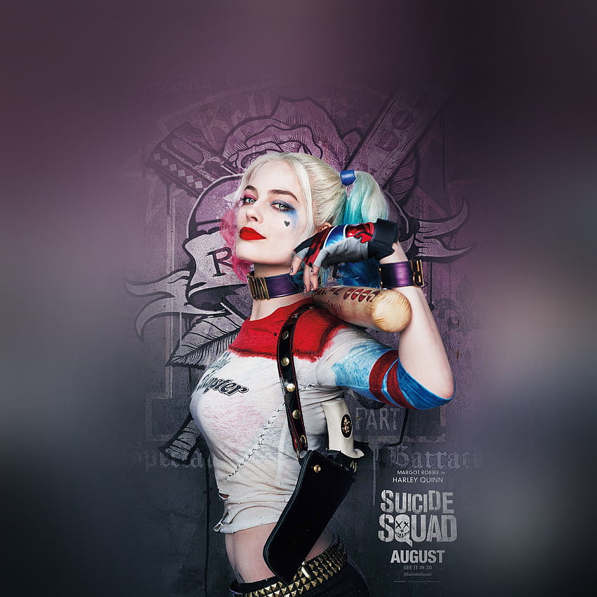 Suicide Squad Affiche Film Art Hall Harley Quinn, Cool Suicide Squad iPhone Fond d'écran de téléphone HD