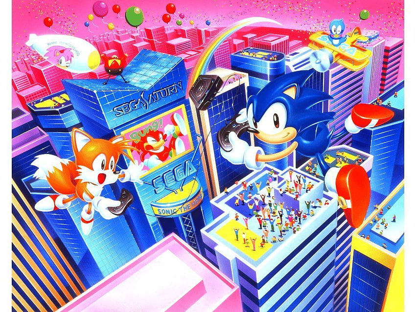 Sega saturne sonique. Sonic, Art sonique, Sonic le hérisson Fond d'écran HD