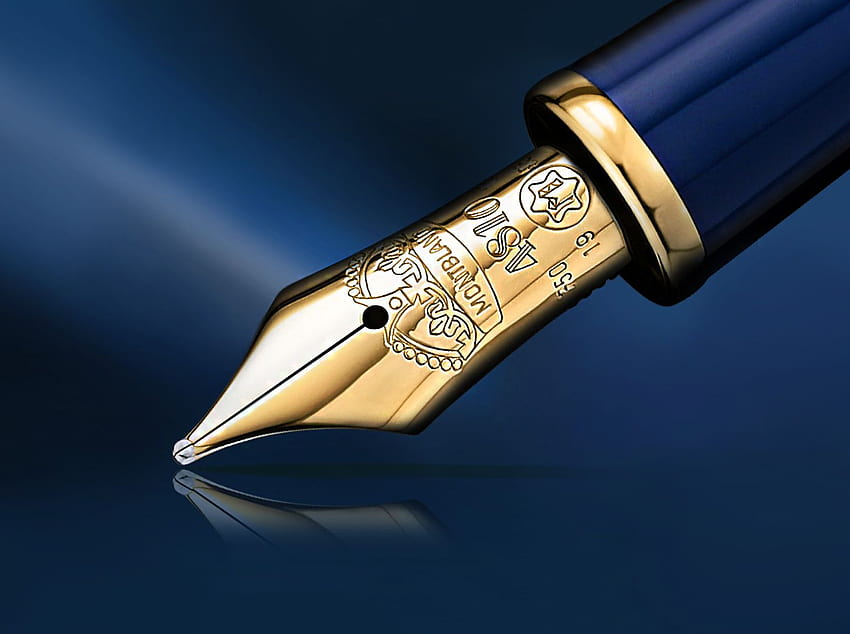Verschenken Sie das Geschenk, diesen Valentinstag mit einem wunderschönen Mont-Blanc-Kugelschreiber zu schreiben! (Psss! Er wollte schon immer einen haben). Füllfederhalterspitzen, Montblanc Stift, Stiftmode, Kalligrafiestift HD-Hintergrundbild