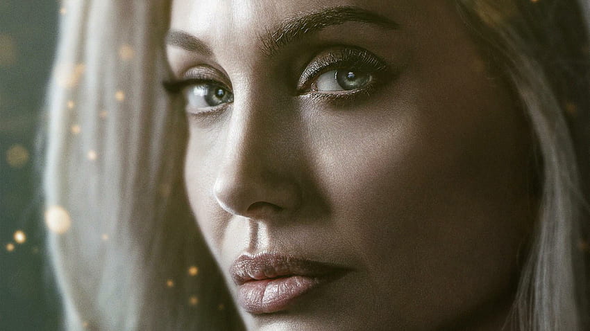 Angelina Jolie Sebagai Thena Eternals Wallpaper HD