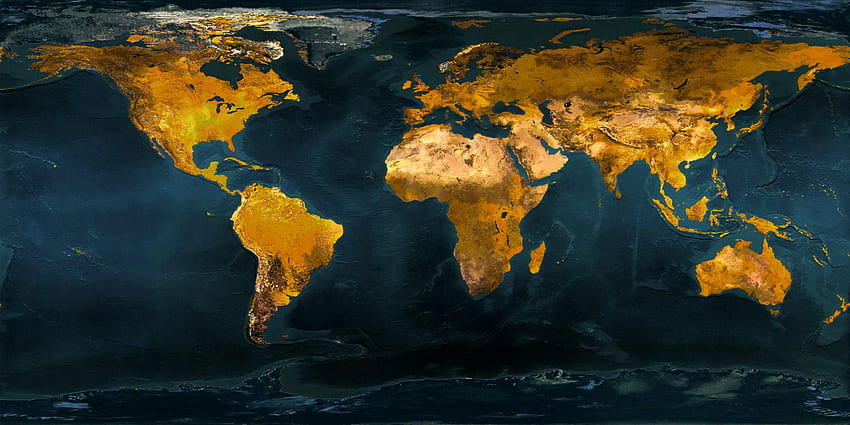Earth Map, Satellite of Earth HD wallpaper