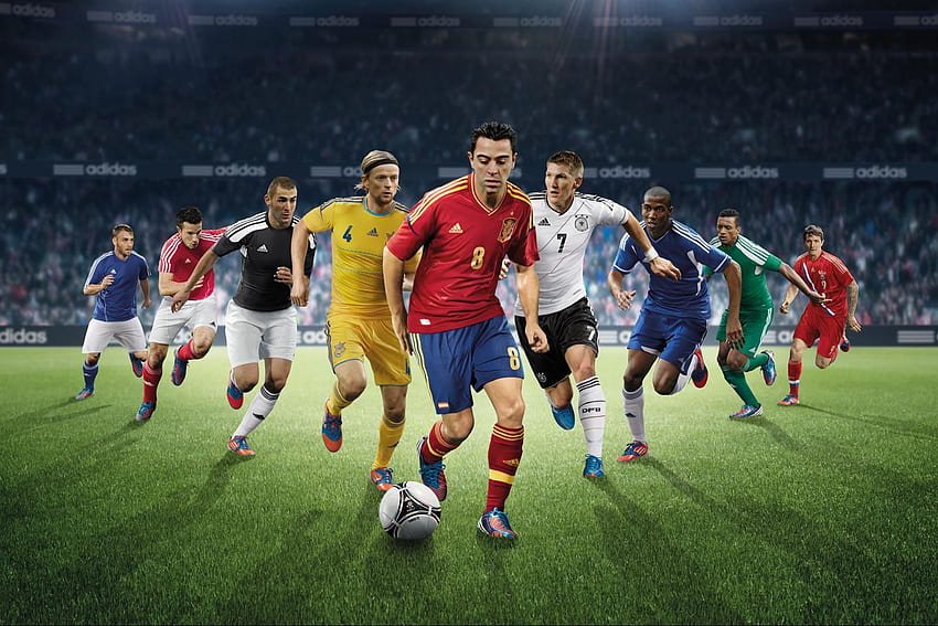 Los Líderes de la Euro2012. サッカー、サッカー、サッカーファン、有名なサッカー選手 高画質の壁紙