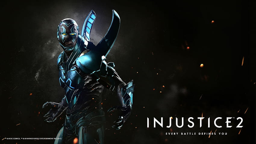 Injustice 2 Blue Beetle, libros, videojuegos, animes, cómics fondo de pantalla