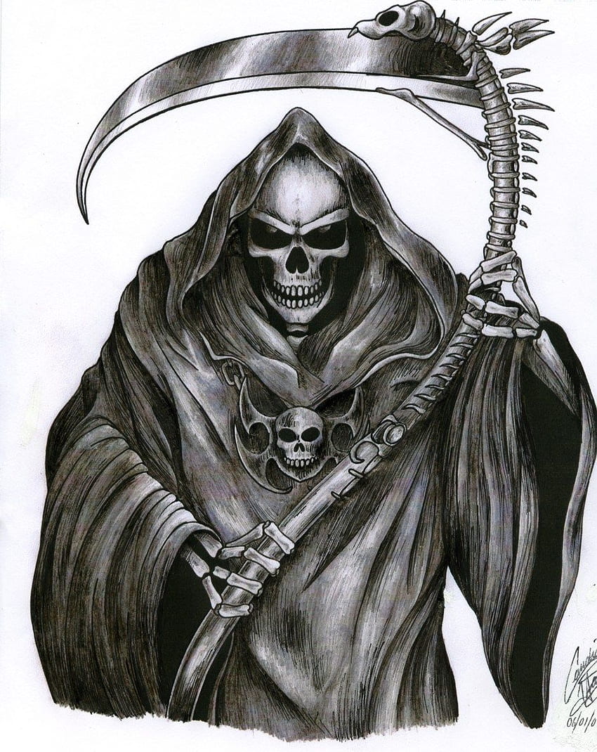 Grim reaper tattoo HD wallpapers | Pxfuel