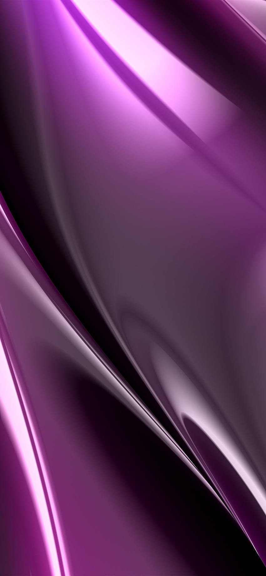 Fioletowa grafika fraktalna, abstrakcyjny IPhone 11 Pro XS Max, tło Tapeta na telefon HD