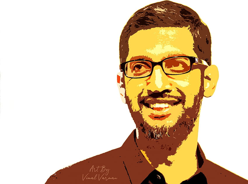 ArtStation — Sundar Pichai — dyrektor generalny Google Art., Vimal Varman Tapeta HD