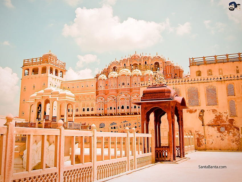 Hawa Mahal em Jaipur, Rajastão papel de parede HD