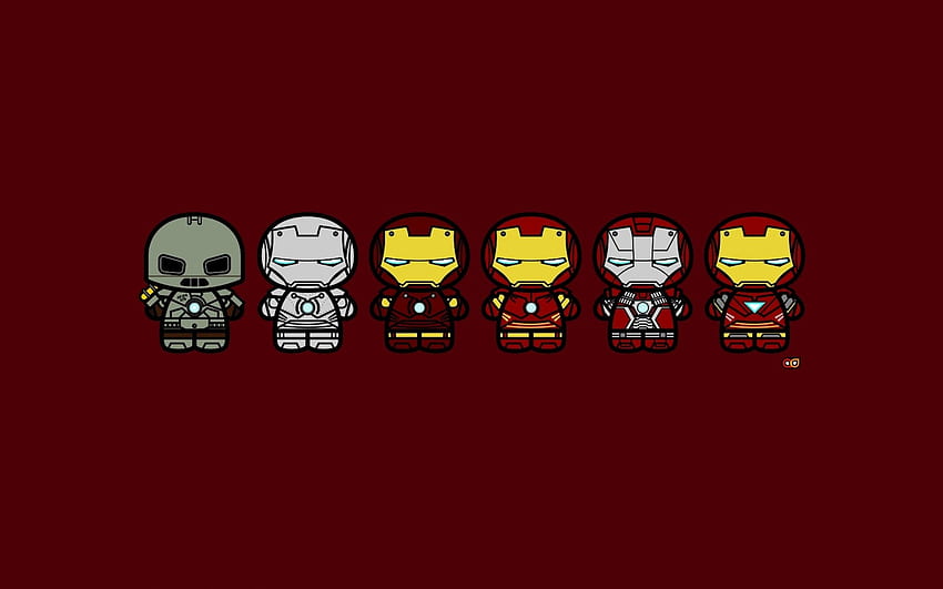 Ironman Suit Evolution (x Message de ) : Comic, Chibi Iron Man Fond d'écran HD