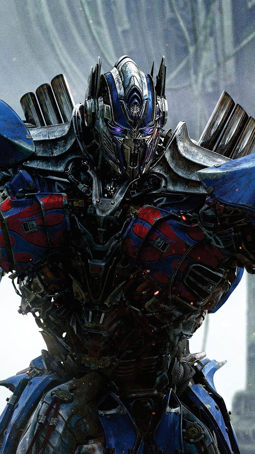Optimus Prime, Transformers: El último caballero, cara de Optimus Prime fondo de pantalla del teléfono