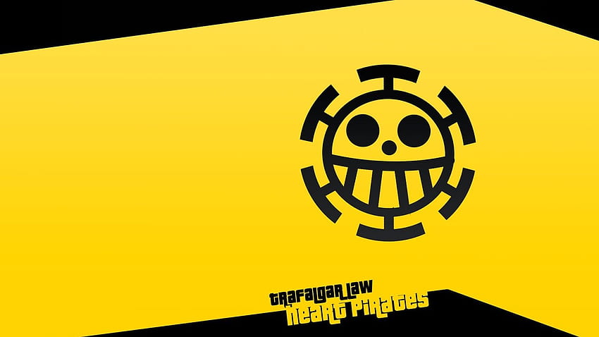 heart pirates logo emblem one piece anime HD wallpaper