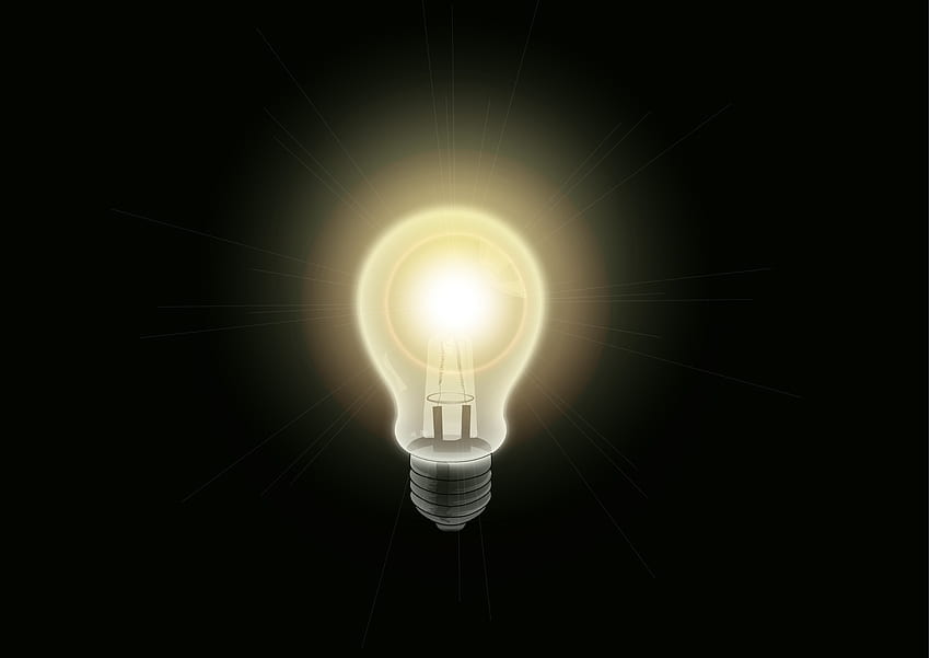 Vecteur, Illumination, Éclairage, Ampoule, Électricité, Idée Fond d'écran HD
