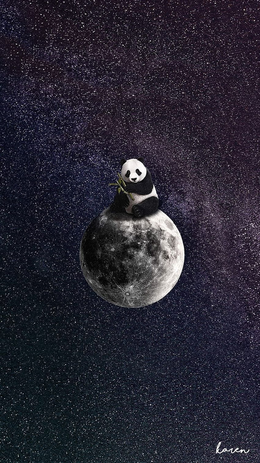 On the  the sky!. Fondos de pantalla panda, Panda fondos, Arte de  panda, Space Panda HD phone wallpaper | Pxfuel