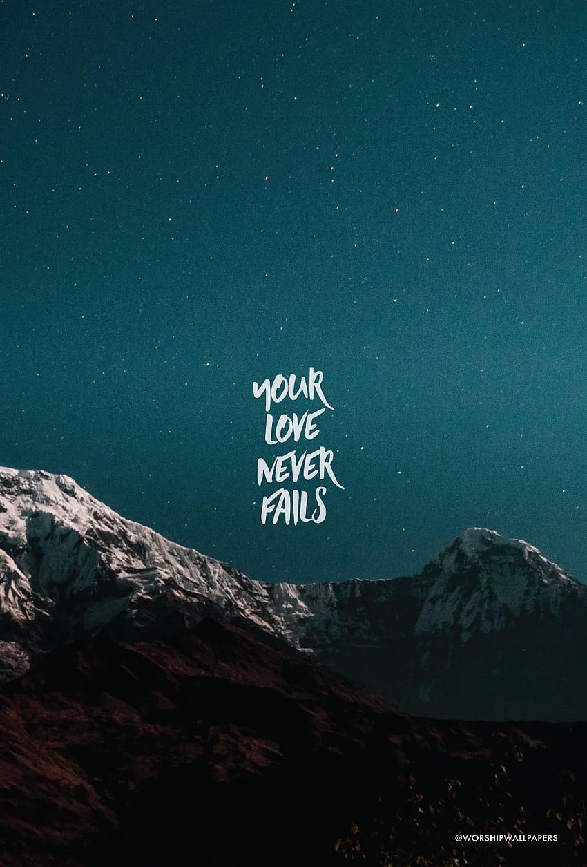 Your Love Never Fails // Jesus culture, Worship HD phone wallpaper