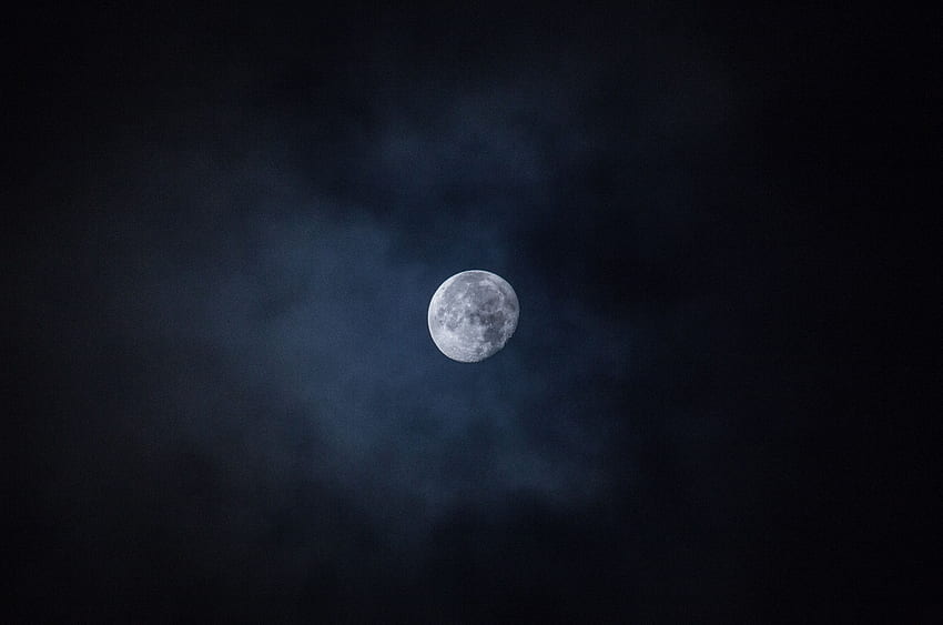 Sky, Universe, Night, Moon HD wallpaper