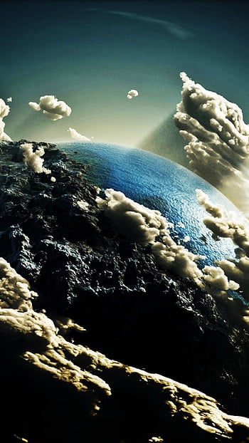 Earth Space Clouds Android HD phone wallpaper | Pxfuel