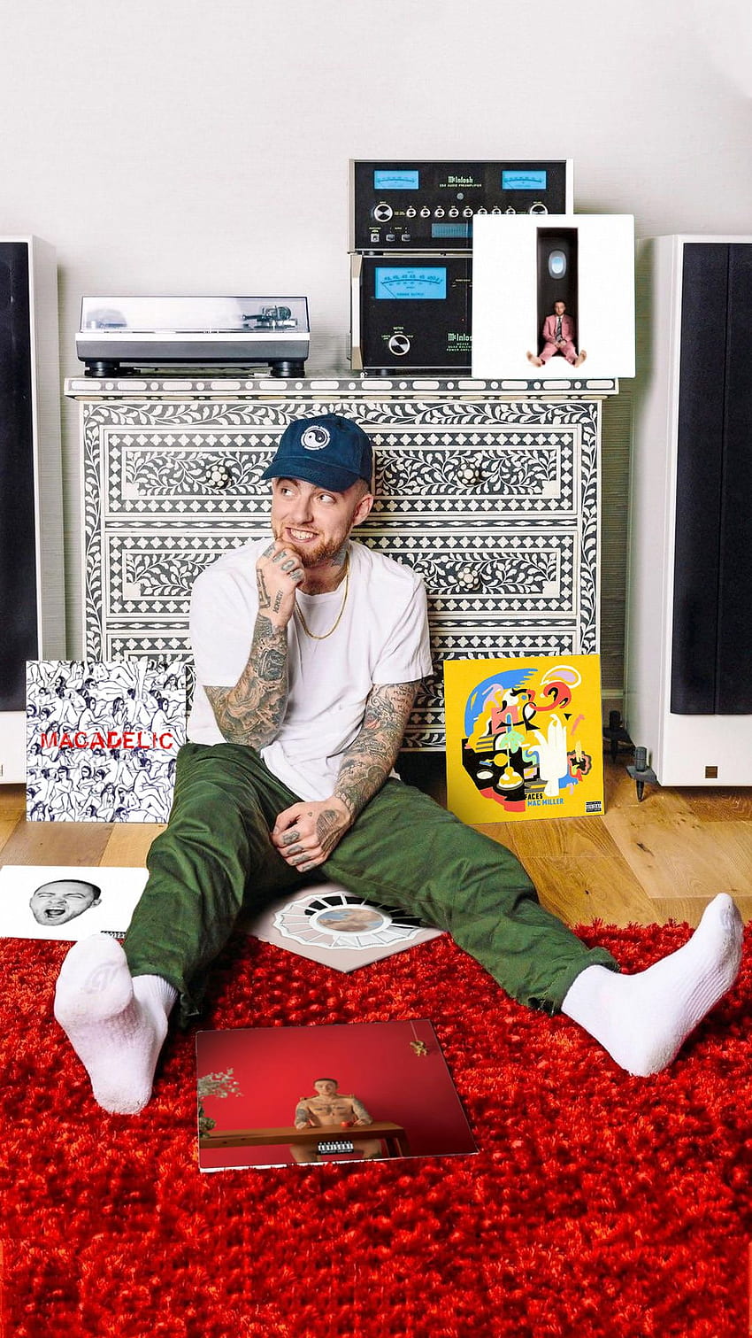 Mac Miller es la cara del hip hop para 2018. Mac Miller, tatuajes de Mac Miller, álbumes de Mac Miller, estética de Mac Miller fondo de pantalla del teléfono