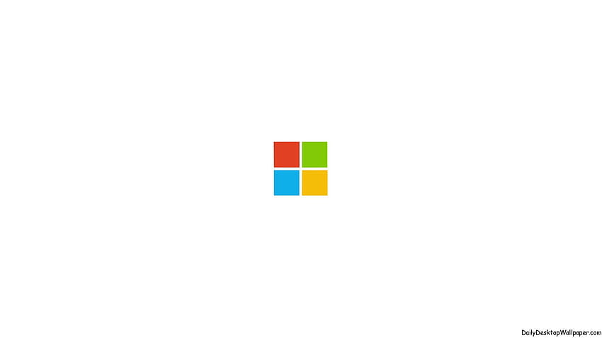 Logo Microsoft, Microsoft Blanc Fond d'écran HD