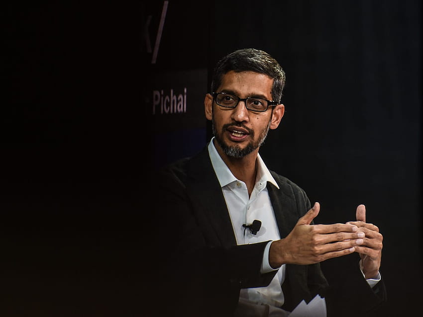 Ascenso profesional y vida del CEO de Google Alphabet, Sundar Pichai, en Business Insider fondo de pantalla