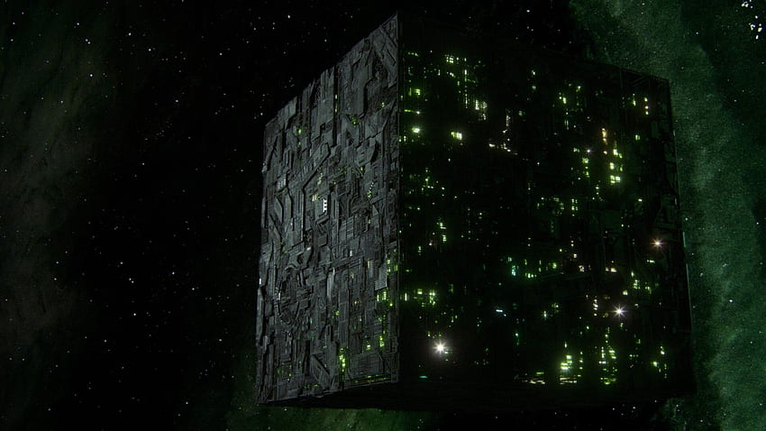 ArtStation - Primo contatto di Star Trek - Borg Cube, Marc Bell Sfondo HD