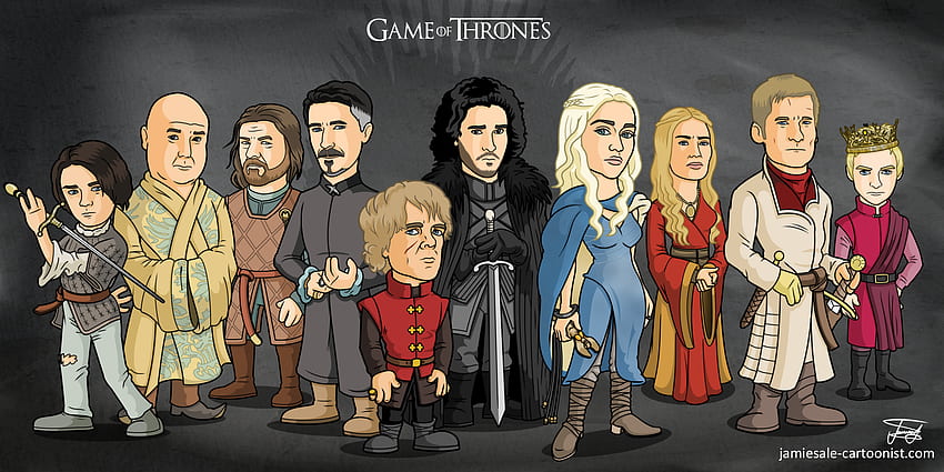 Game of Thrones Cartoons - Jamie Sale Cartoonist HD wallpaper