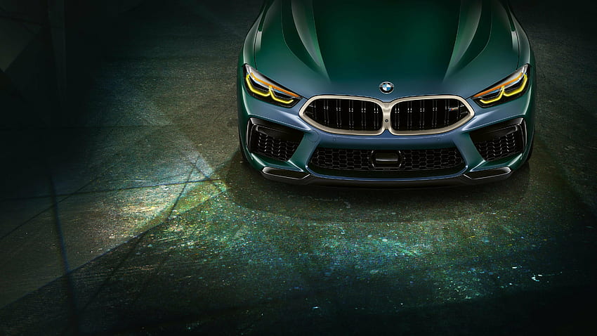 BMW M8, yeşil ve lüks otomobil HD duvar kağıdı