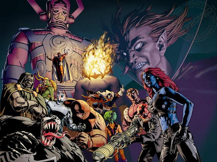 Marvel Schurken, Marvel, Schurken, Superhelden, Comics HD-Hintergrundbild