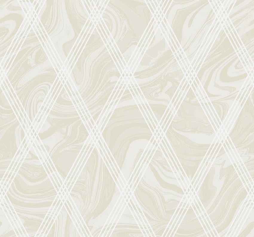 Seabrook Designs 60,75 stóp kwadratowych marmuru metaliczny złoty i biały diament geometryczny niewklejony w dziale Tapeta HD