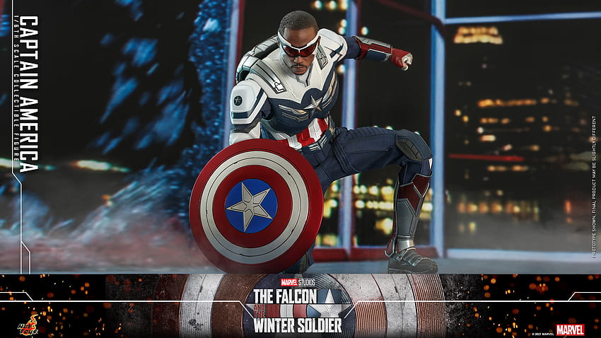 Captain America: Sam Wilson Hot Toys Actionfigur Demnächst erhältlich HD-Hintergrundbild
