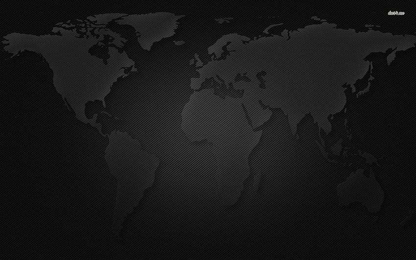Карта на света - цифрово изкуство HD тапет