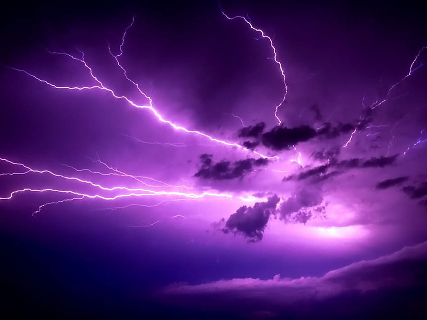 COMPUTER . BACKGROUND. Natural phenomena, Nature , Purple sky, Scary Storm Clouds HD wallpaper