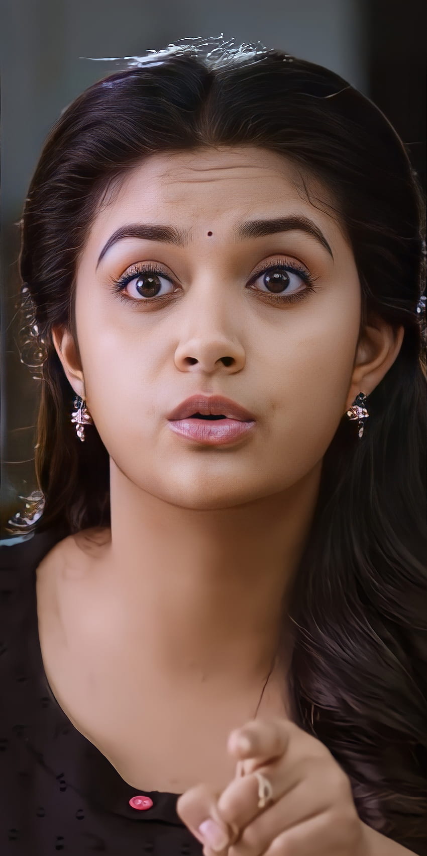 Keerthi Suresh, Auge, Nase HD-Handy-Hintergrundbild