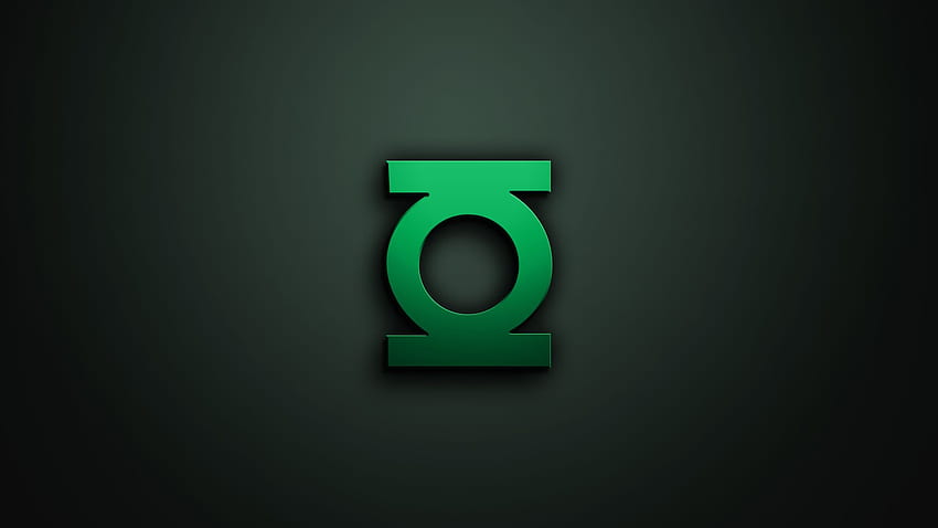 Fantastico simbolo della lanterna verde in alta qualità, logo della lanterna verde Sfondo HD