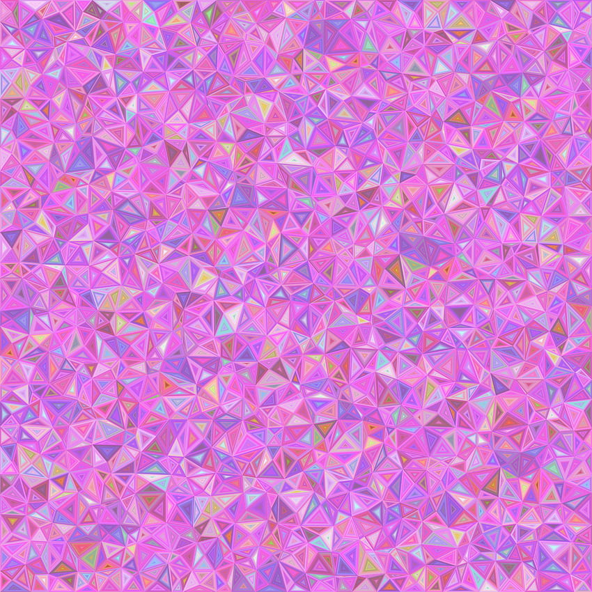 Pink, Texture, Textures, Triangles, Mosaic, Chaotic HD phone wallpaper