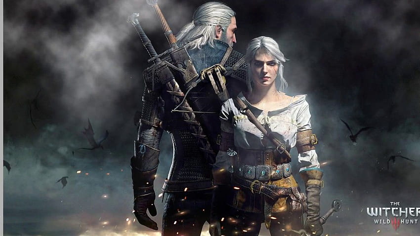Moteur : Geralt et Ciri, Ciri The Witcher Fond d'écran HD