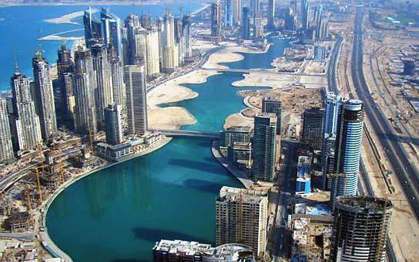 Dubai Skyline Şunun İçin En İyisi HD duvar kağıdı