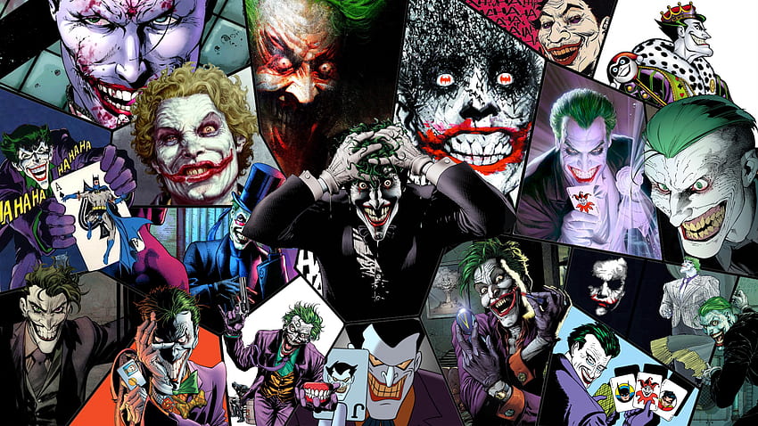 Comic books, Batman, artwork, DC Comics, Joker, collage , Batman ...