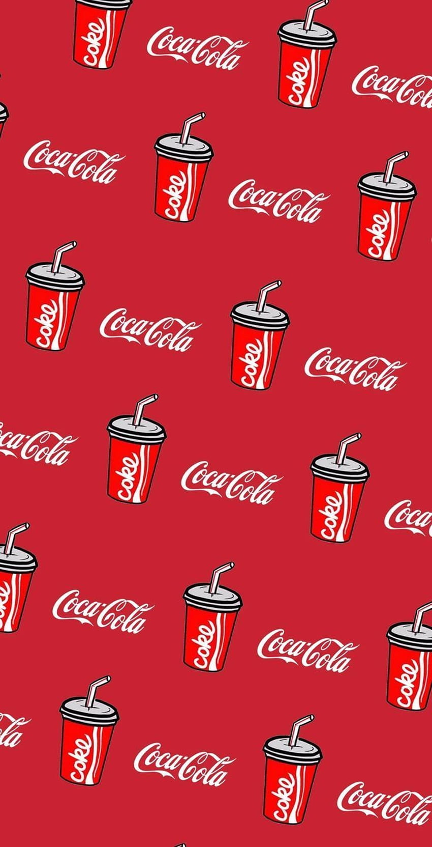 iPhone da Coca-Cola, logotipo da Coca-Cola Papel de parede de celular HD