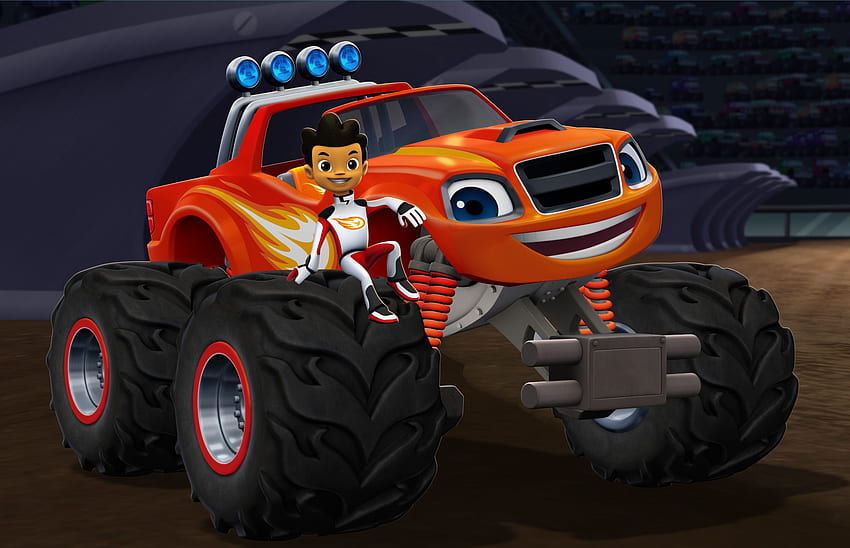 Laissez vos enfants s'amuser tout en apprenant ! Découvrez Blaze et les Monster Machines pour certains. Blaze et la machine monstre, Monster machine, cake topper, Blaze Monster Truck Fond d'écran HD