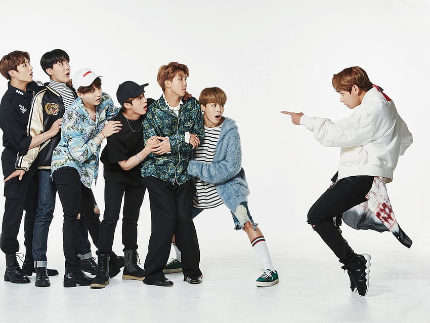 BTS J - Hope, V, Jin, Suga, RM, Jimin, Jungkook, longitud completa • Para ti Para y móvil fondo de pantalla
